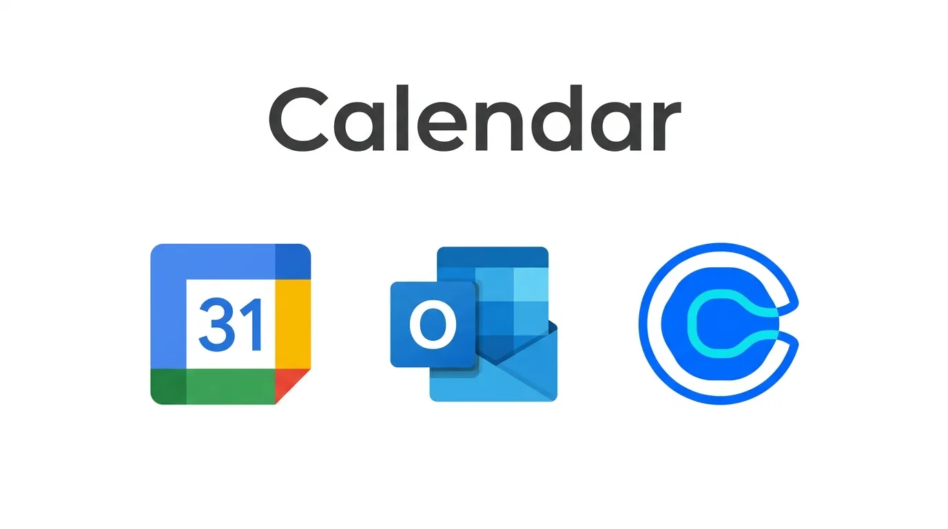 Google, Outlook, Calendly calendar integration with PeakSend AI